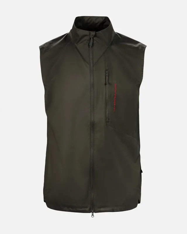 The Mountain Studio V-8 vindvest Forest Green vindtett