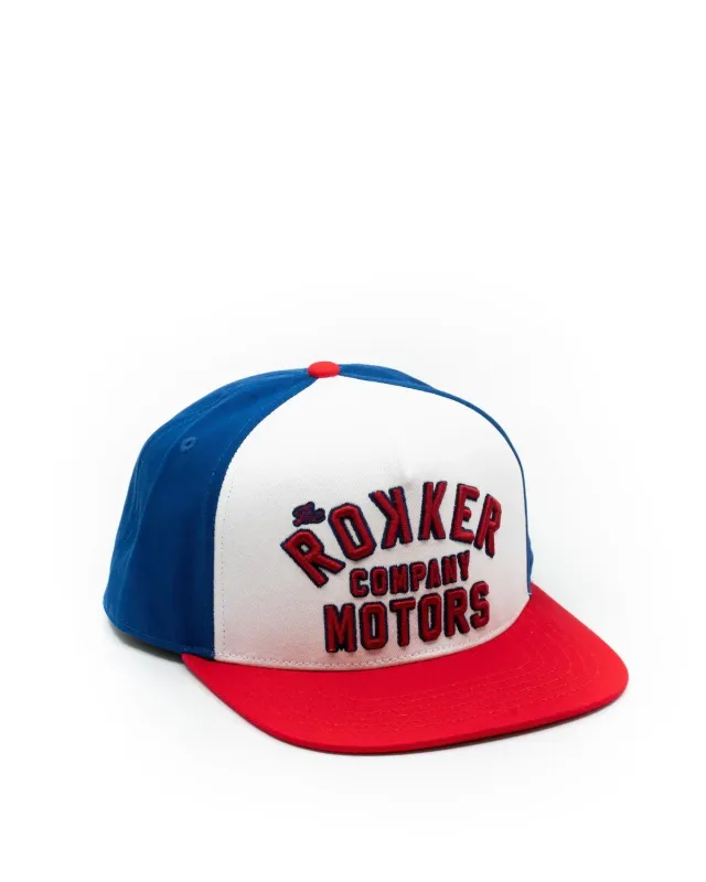 Rokker Motors snapback caps beige/grå