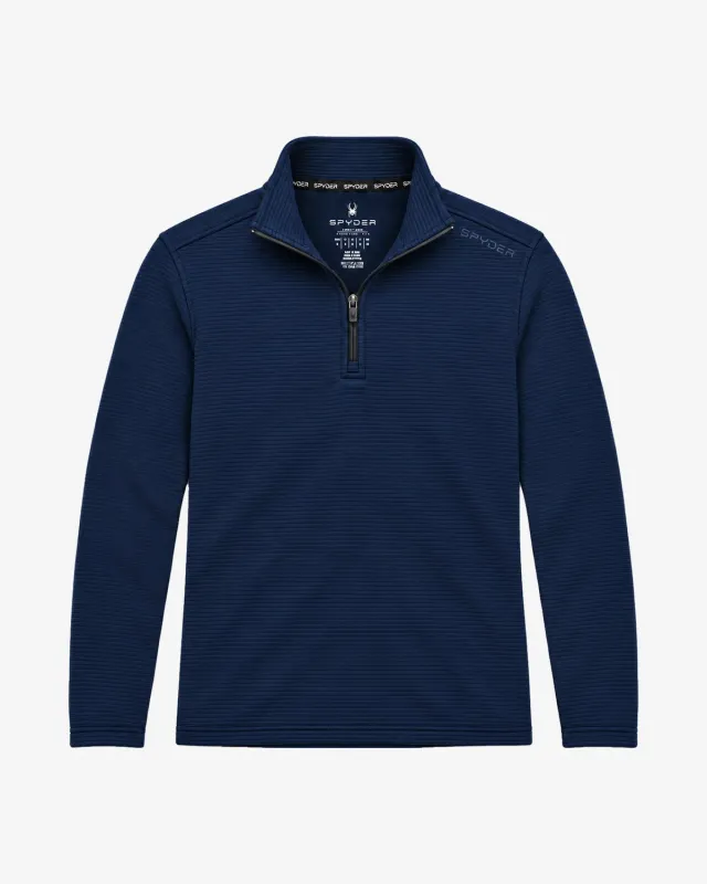 Spyder Cut & Sew Quarter-Zip fleecegenser navy 250gsm