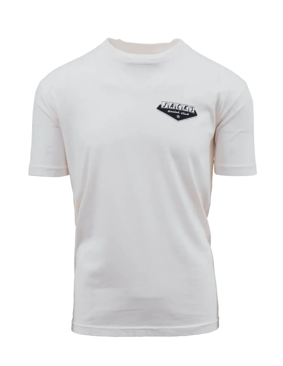 Schott NYC TBAR1 t-skjorte off white print