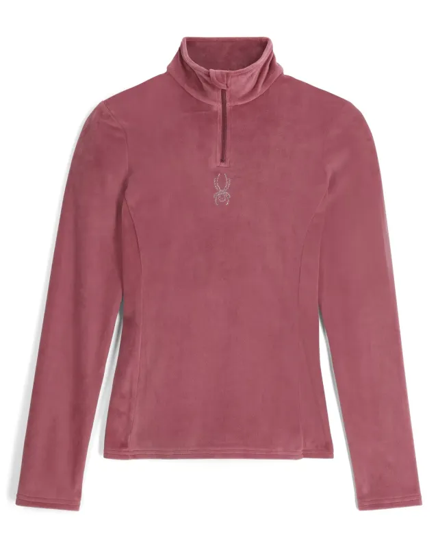 Spyder Shimmer Bug Half Zip fleecegenser acai M til ski