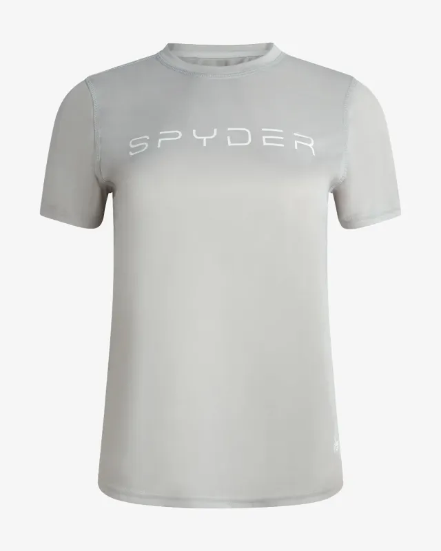 Spyder Short Sleeve t-skjorte grå UPF 50+