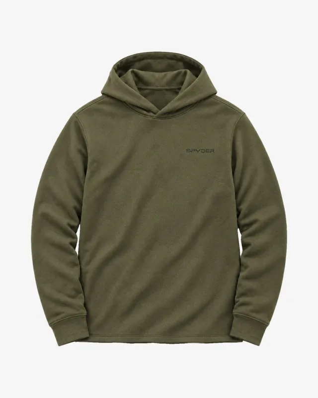 Spyder Corduroy Fleece hettegenser military stretch