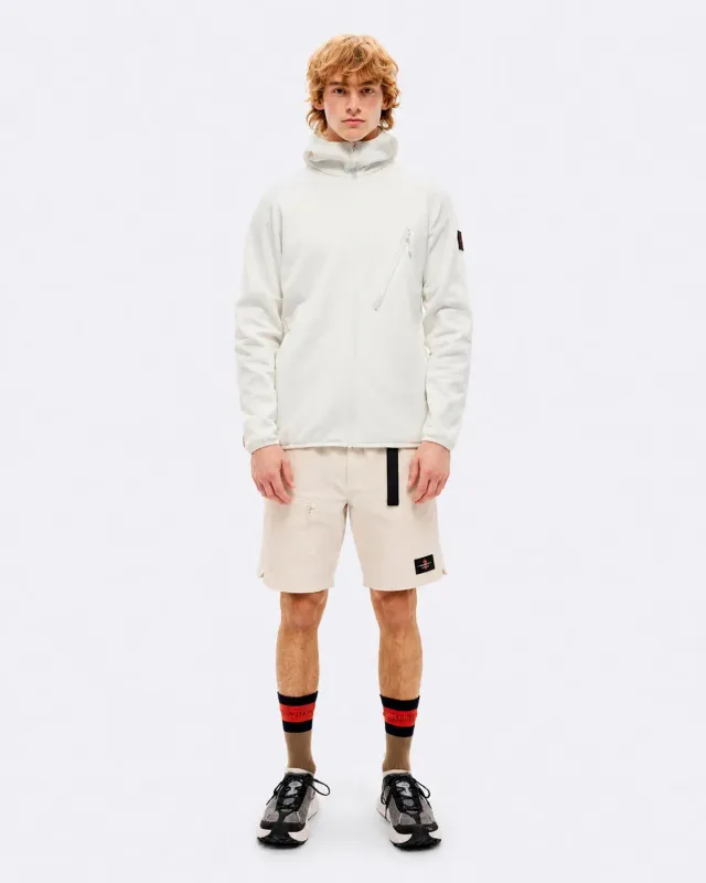 The Mountain Studio M-7 Tech Fleece hettejakke white alyssum