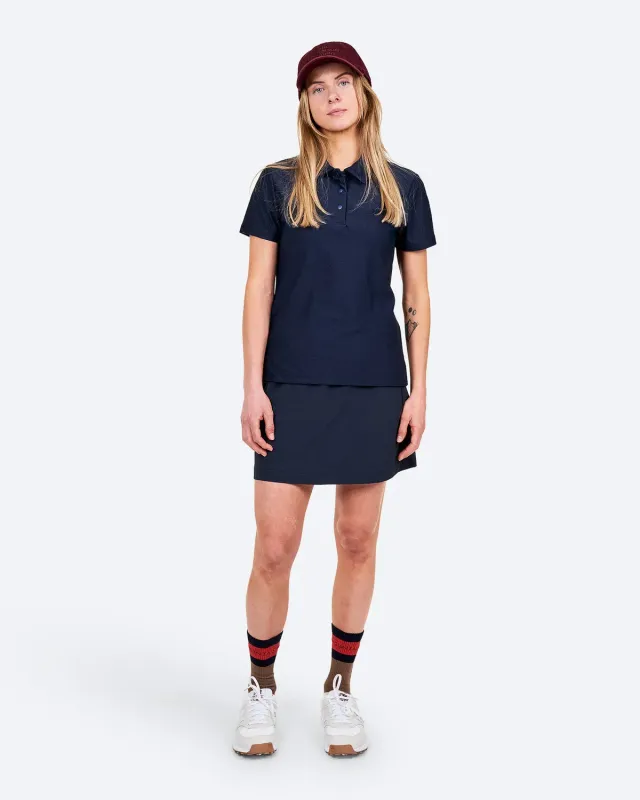 The Mountain Studio Q-13 W polo Sky Captain stretch