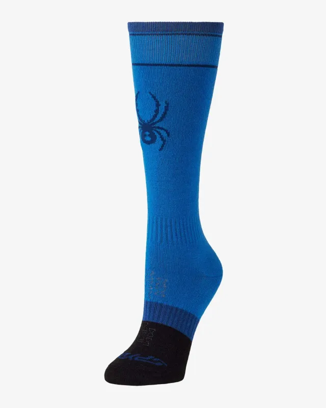 Spyder Bug Liner skisokker barn bold blue