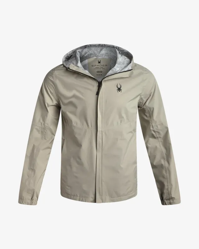 Spyder Cloudy Day regnjakke herre stone vanntett
