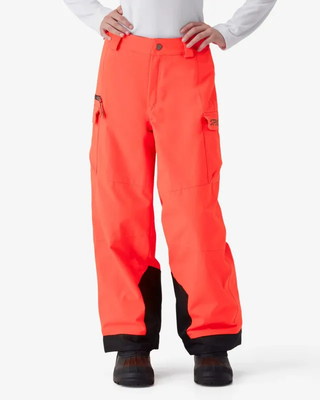Spyder Kicker skibukse gutt Electric Coral 10K