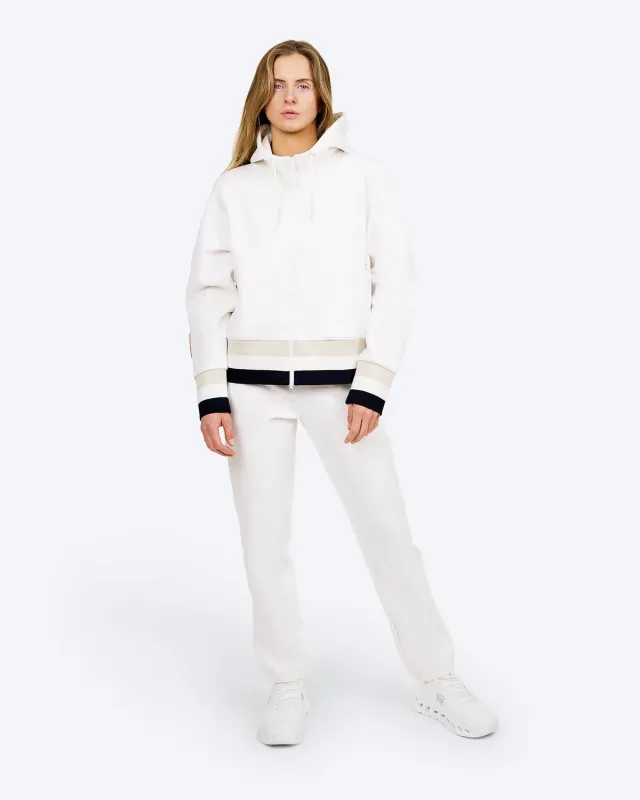 The Mountain Studio H-11 W Cotton Tech hettegenser White Alyssum