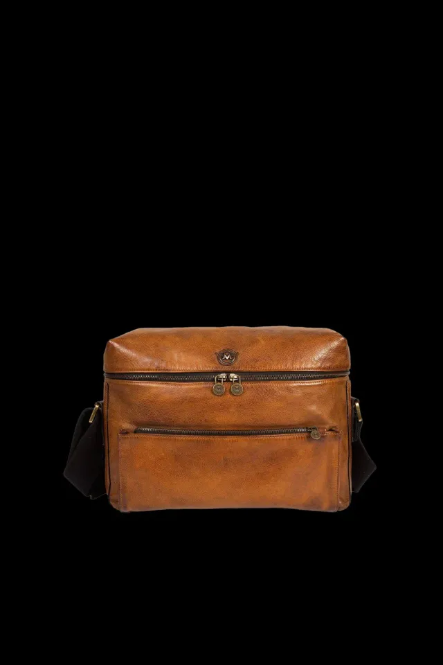 Matchless Military Postman Bag skulderveske antique cuero voksbehandlet