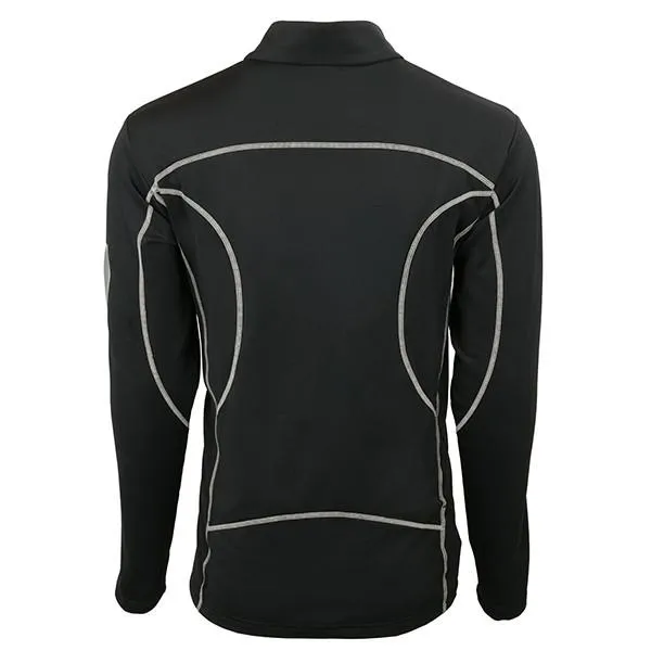 VoltHeat Half-Zip varmegenser herre svart 5V fleece