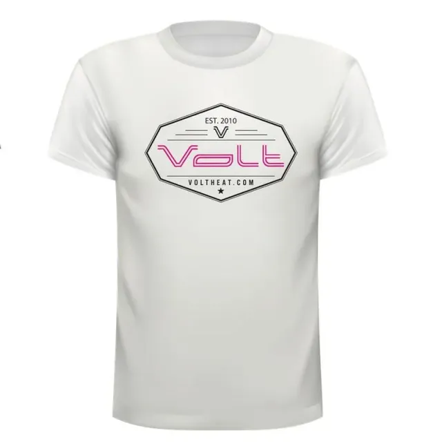 VoltHeat Logo t-skjorte antique white bomull