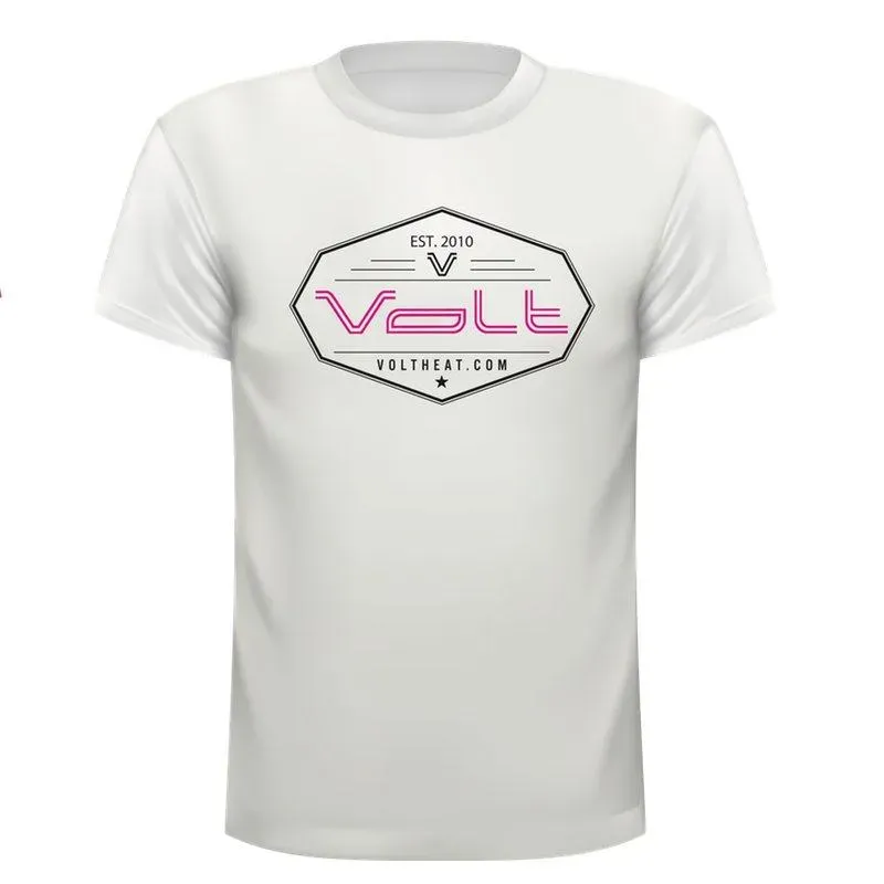 VoltHeat Logo t-skjorte antique white bomull