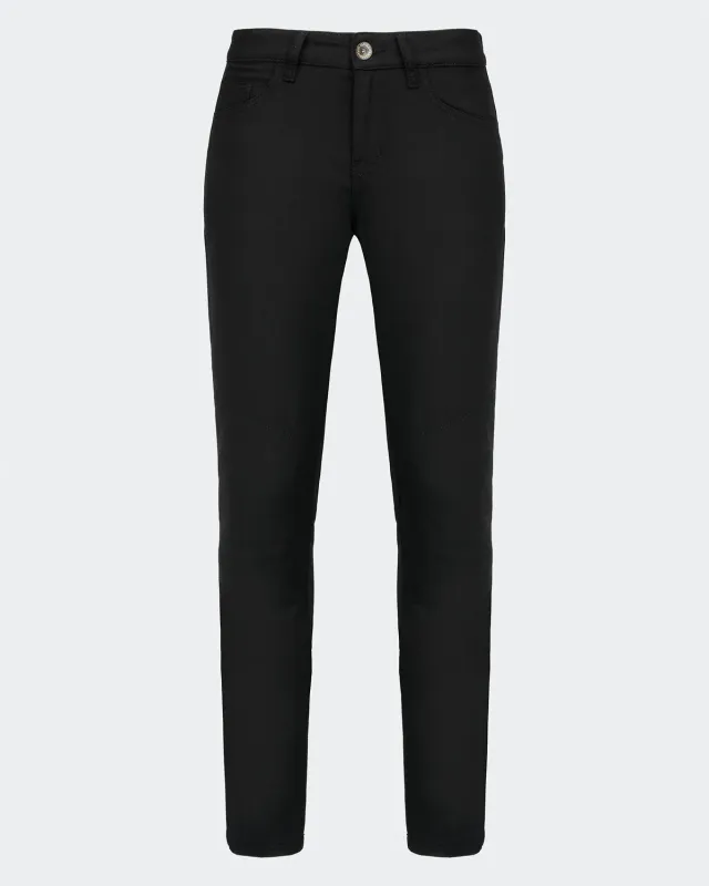 Rokker Pearl motorsykkeljeans dame svart AA