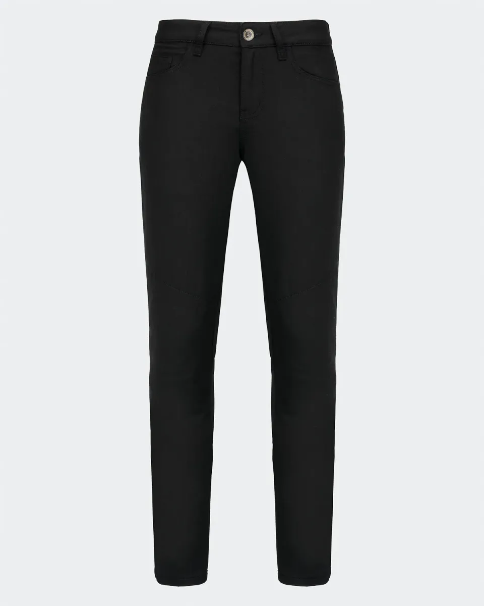 Rokker Pearl motorsykkeljeans dame svart AA