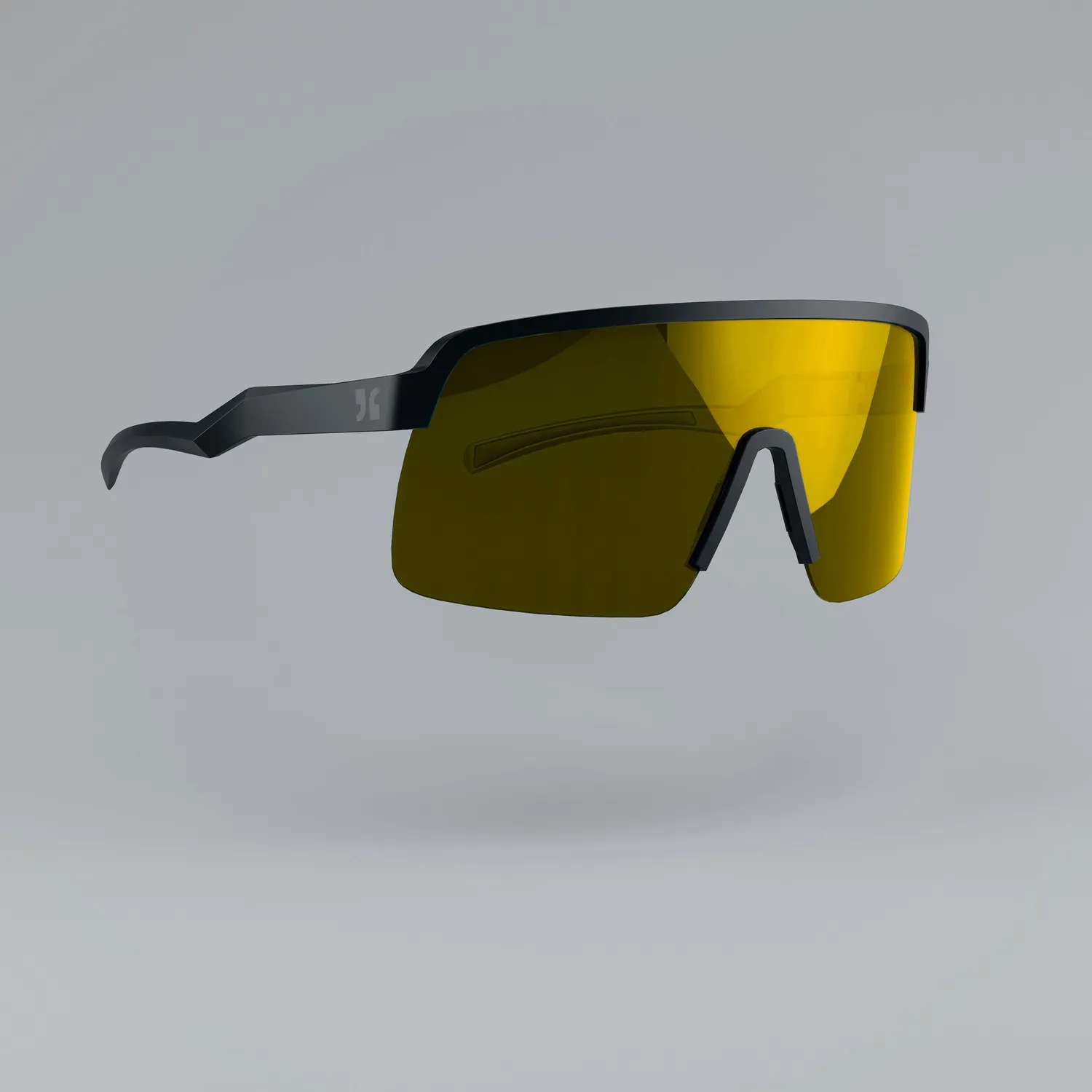 Dirtlej Specs 03 sykkelbriller black gold speilglass