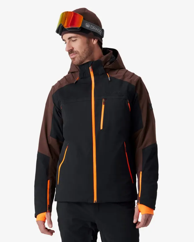 Spyder Vanqysh Jacket skijakke mocha S vanntett