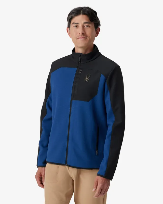 Spyder Web Shellfleece jakke herre indigo vanntett