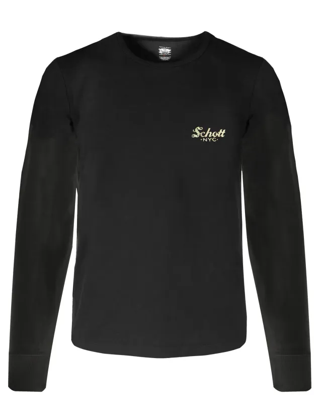 Schott NYC LSPER1 bukseseler skinn svart justerbare