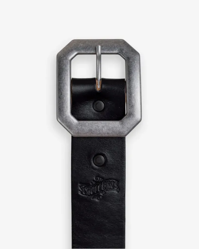 Schott NYC BLT1 lærbelte svart Horween okseskinn