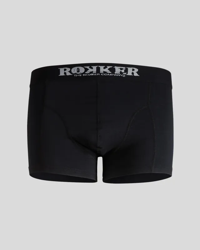Rokker Boxer boksershorts svart økologisk bomull