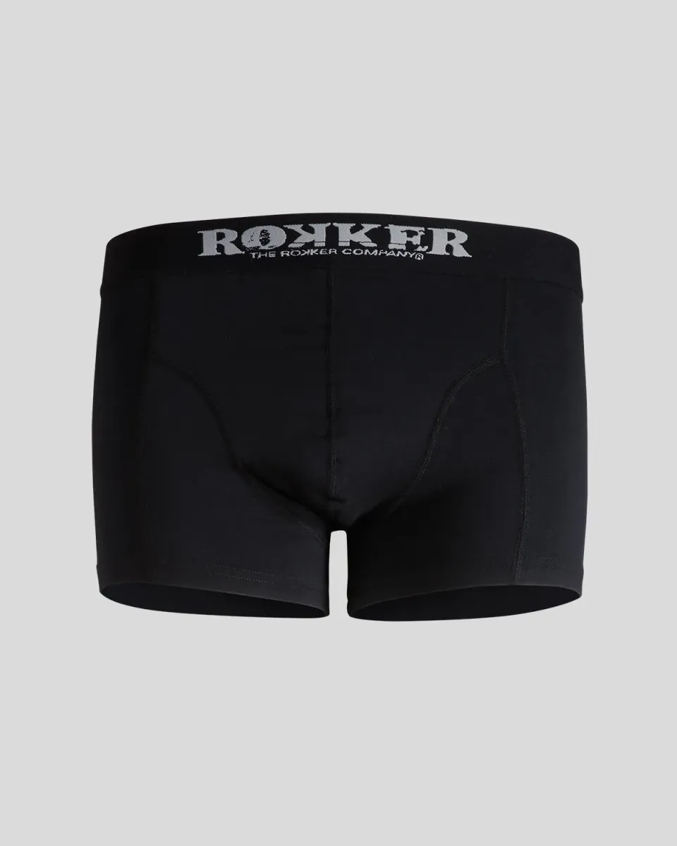 Rokker Boxer boksershorts svart økologisk bomull
