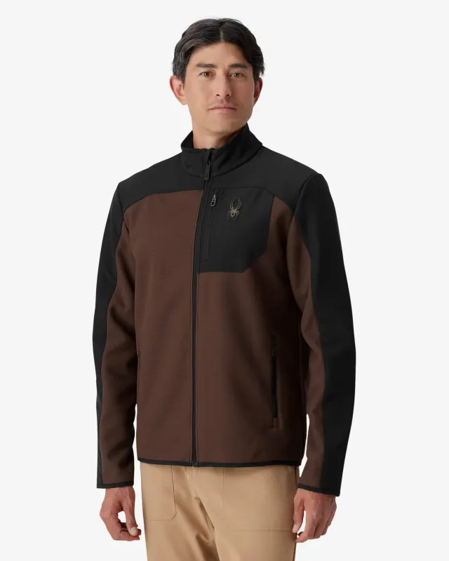 Spyder Web Shellfleece jakke herre mocha 20K