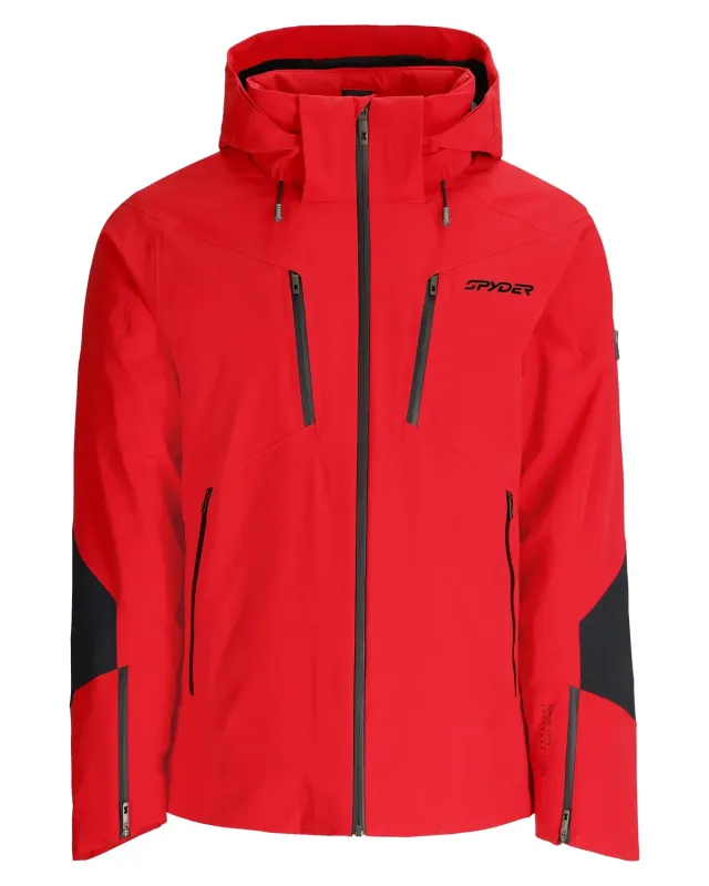 Spyder Alyeska jakke herre spyder red – 30K vanntett