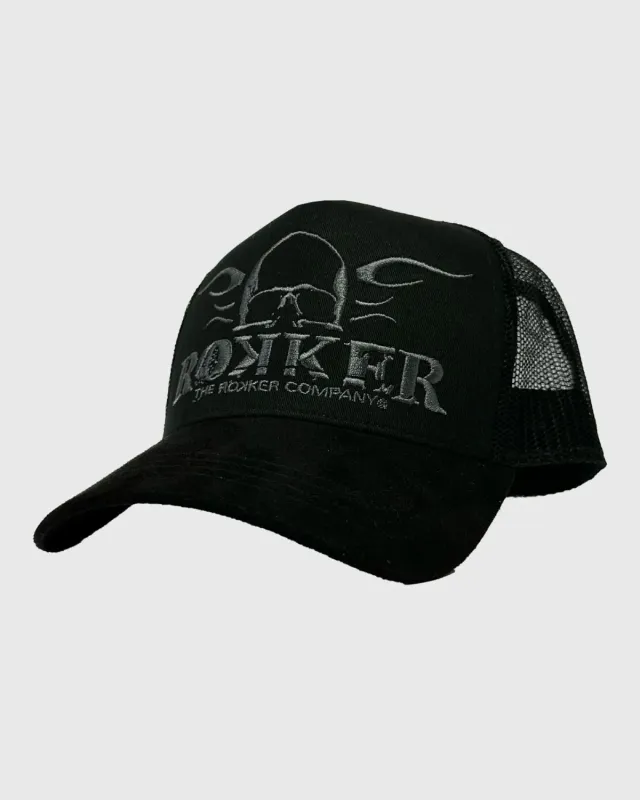 Rokker Logo Trukker caps svart justerbar