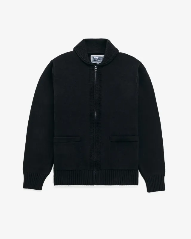 Schott NYC SW2507 zip genser svart bomull
