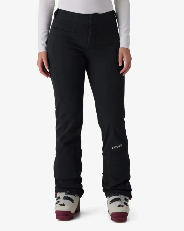 Spyder Orb softshellbukse dame Black vindtett