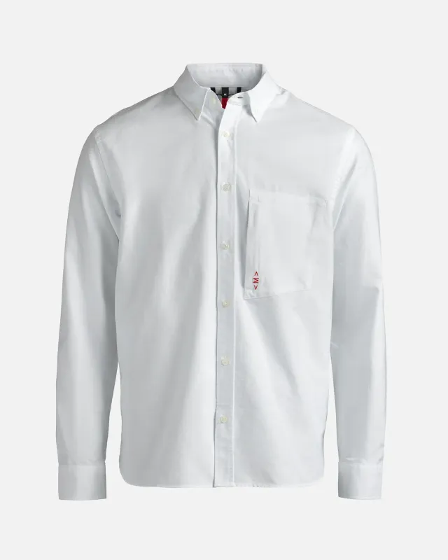 The Mountain Studio G-1 oxfordskjorte White bomull
