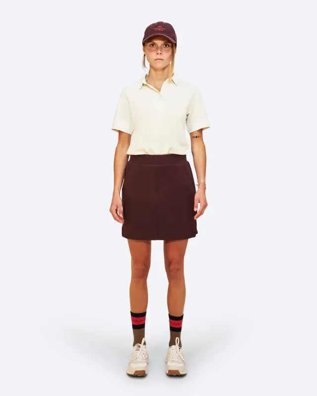 The Mountain Studio L-18 W skjørt Fudge med innershorts golf