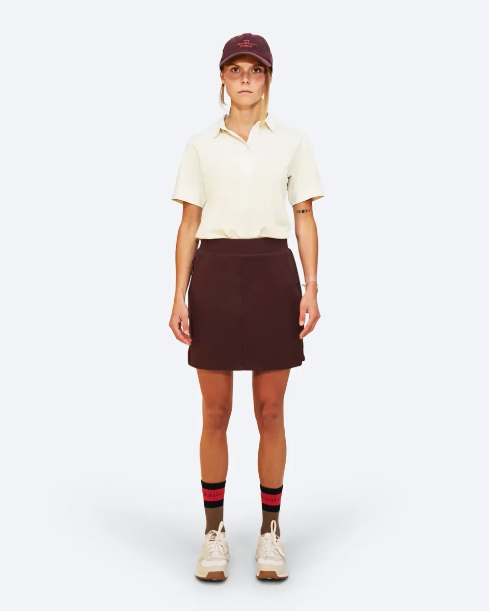 The Mountain Studio L-18 W skjørt Fudge med innershorts golf