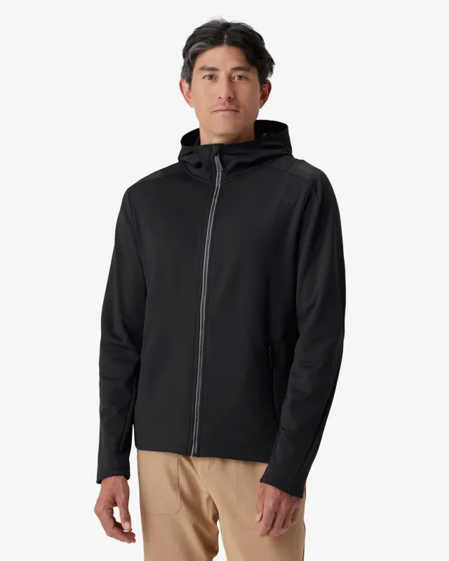 Spyder Speed Fleece hettejakke herre svart stretch