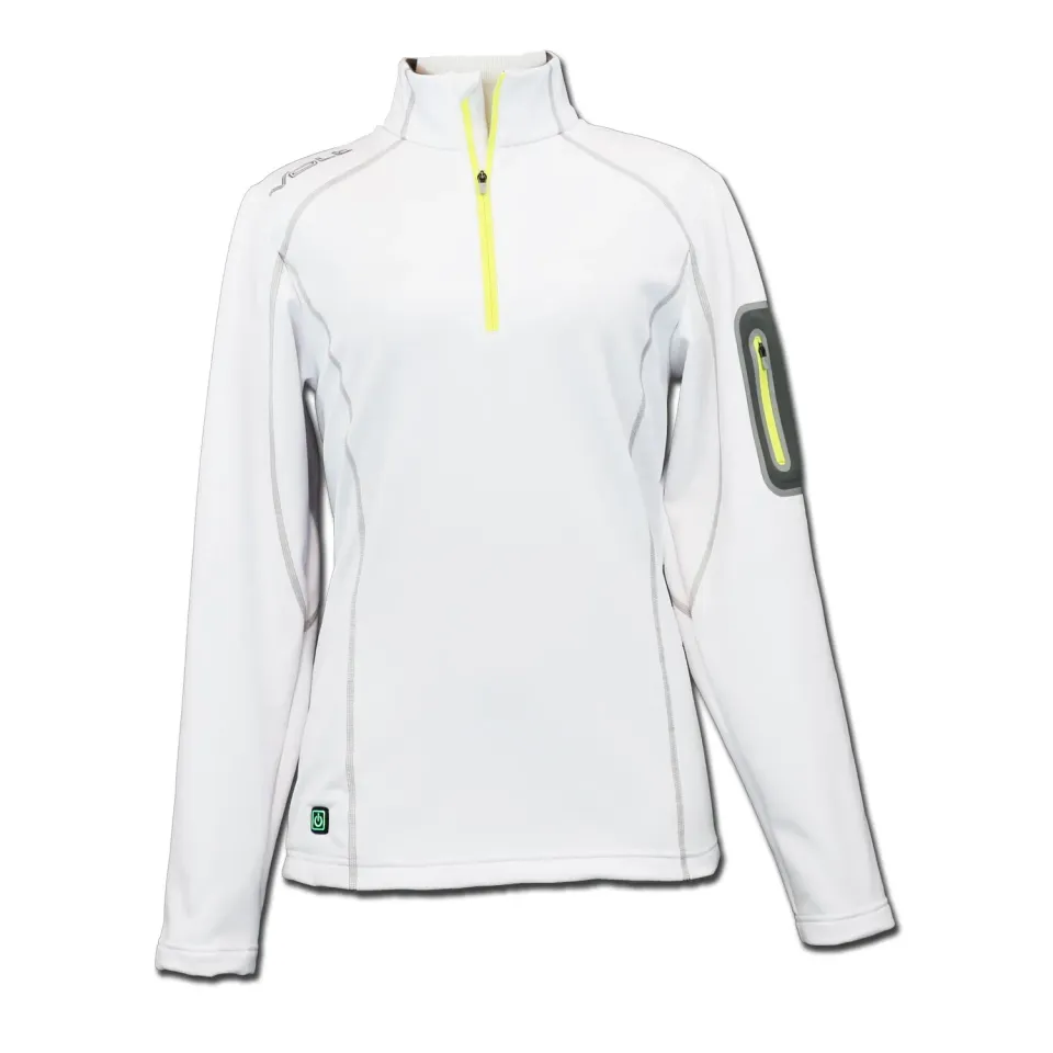 VoltHeat 5V varmegenser dame grå half-zip