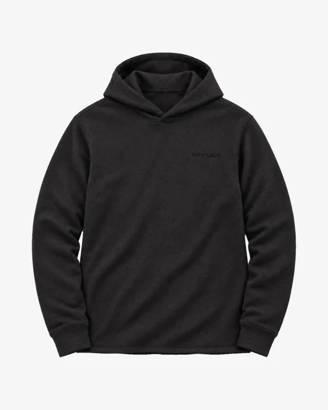 Spyder Corduroy Fleece herre hoodie Svart kordfløyel