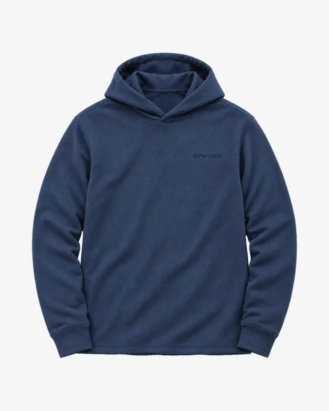Spyder Corduroy Fleece hoodie herre blå