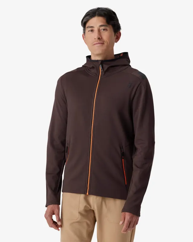 Spyder Speed Fleece hettejakke herre Mocha
