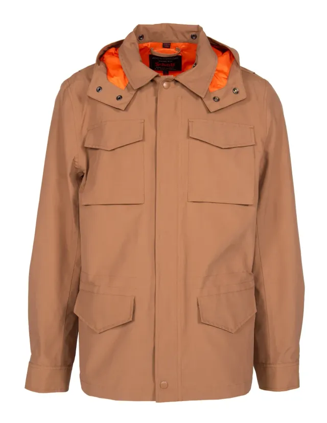 Schott NYC 8409 feltjakke svart vanntett
