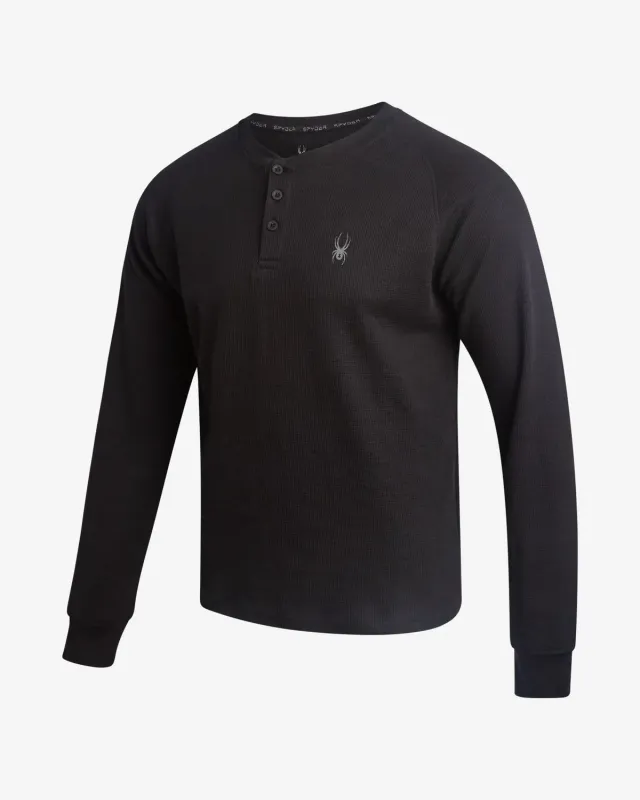 Spyder Waffle henley herre langermet bomull