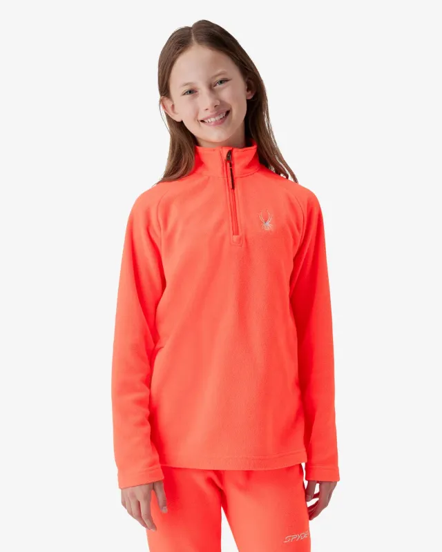 Spyder Speed Fleece Quarter Zip genser barn korall