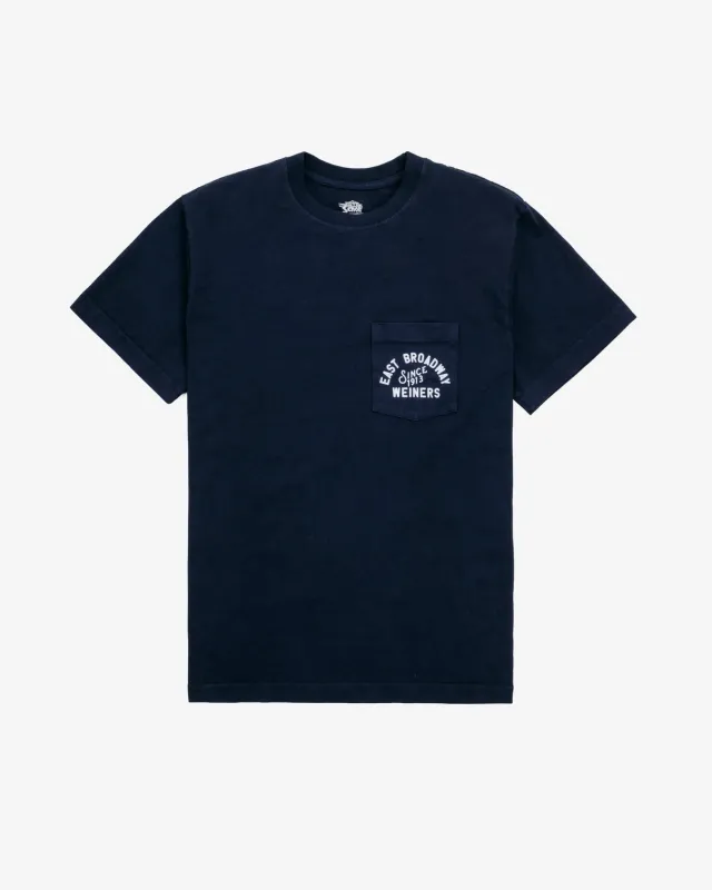 Schott NYC THTDG t-skjorte Navy grafikk