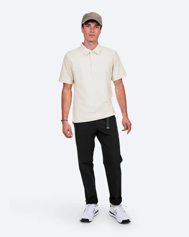 The Mountain Studio Q-11 Structured piké Almond Milk stretch