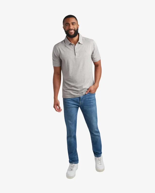 Spyder Jersey polo herre heather gray – stretch