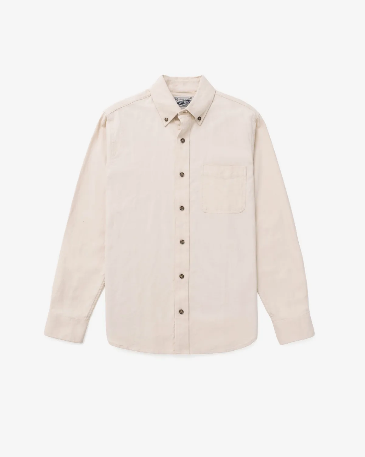 Schott NYC SH2120 flanellskjorte burgunder bomull
