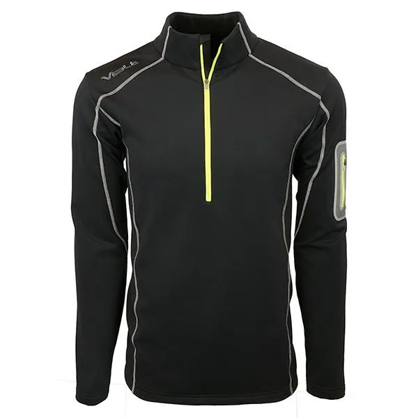VoltHeat Half-Zip varmegenser herre svart 5V fleece