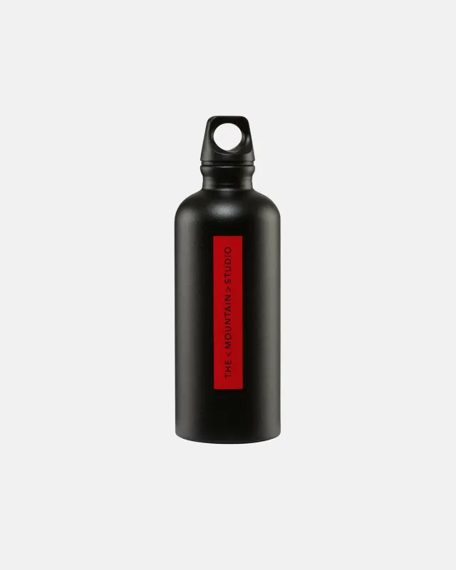 The Mountain Studio W-2 drikkeflaske 0,6 L Black Onyx aluminium