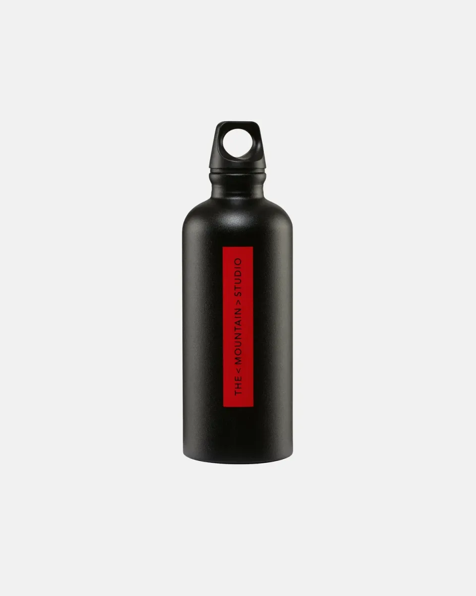 The Mountain Studio W-2 drikkeflaske 0,6 L Black Onyx aluminium