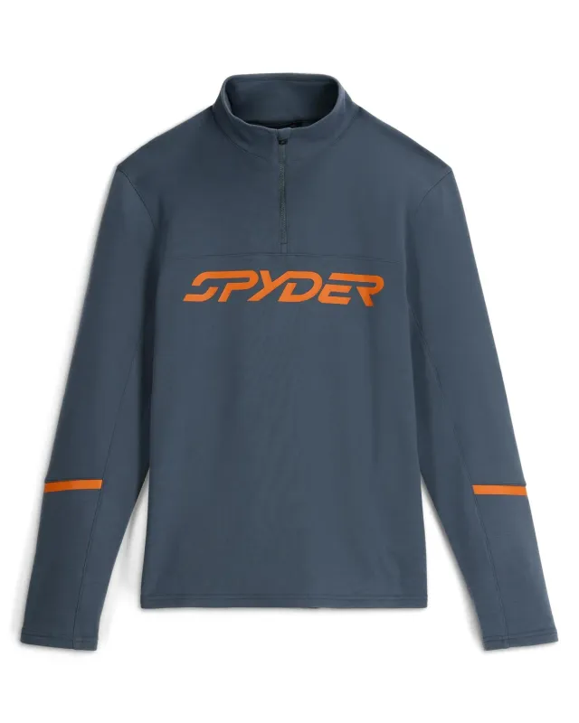 Spyder Speed Fleece Half Zip fleecejakke blå resirkulert